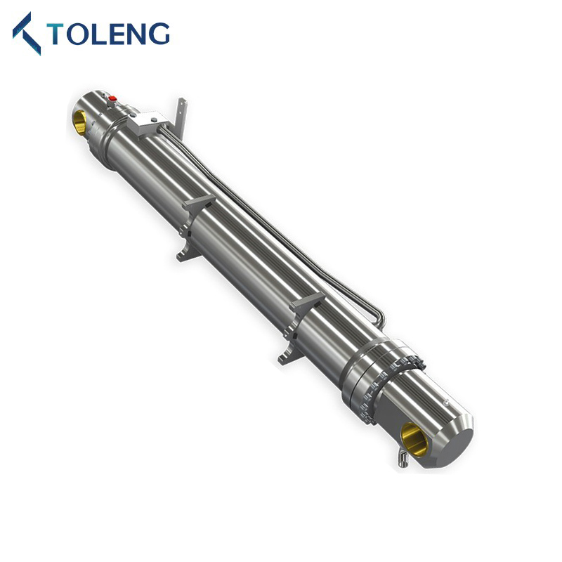 Hydraulisk cylinder til gravemaskine